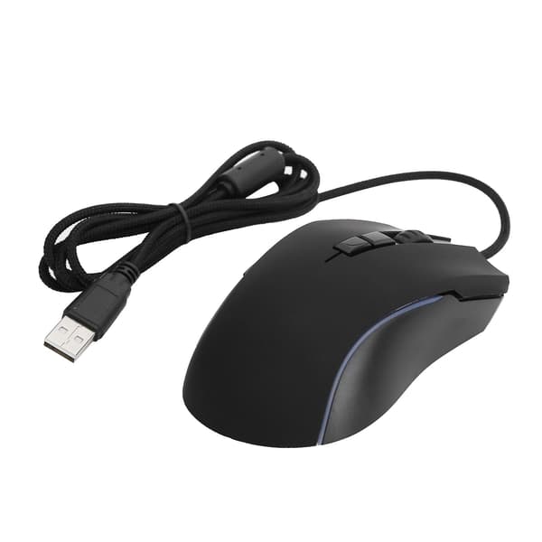 YFRUITFUL Kablet Mus 7200dpi RGB Lys Gaming Mus 7 Knapper USB Computermus