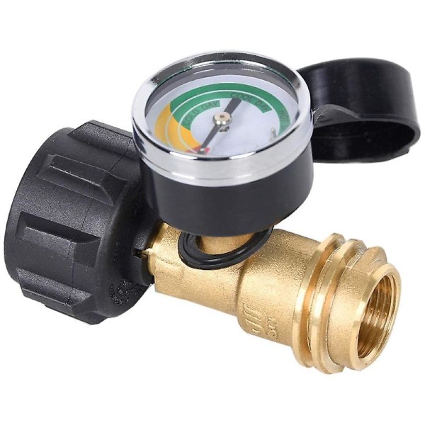 1 Pack Propane Tank Gauge With Connection 5-100 Lb Pressure Valve Propane Tank Pressure Test Instru