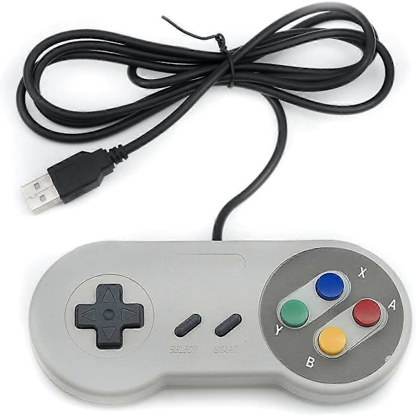 2 stk. for Windows PC USB super Famicom spill PC-kontroller SFC gamepad