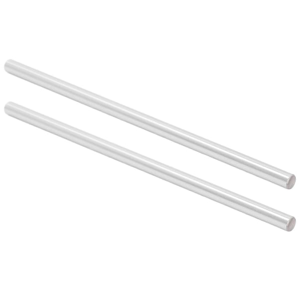 2 stk. 8mm Lineær Aksel Høj Præcision Krombelagt Stål Bevægelsesguide Cylinder til 3D Printer 500mm / 19.7in
