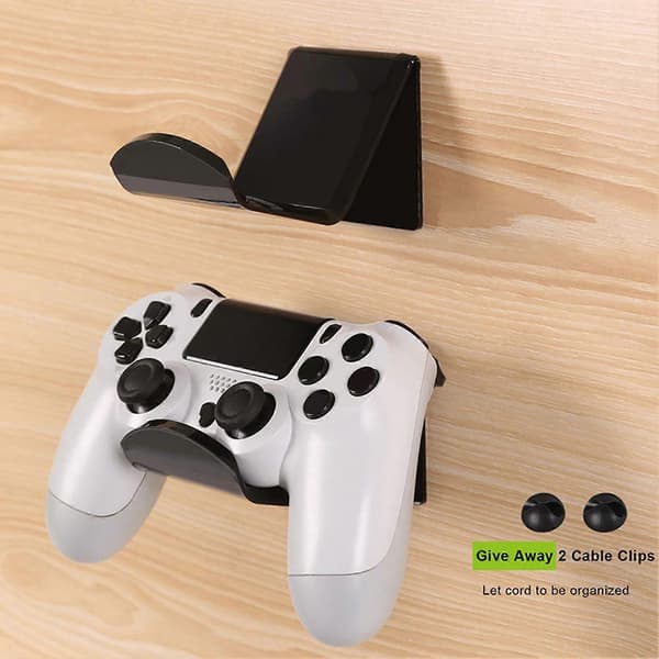 2-pack Spelkontroll & Headset Väggmonterad Hållare Displayställ