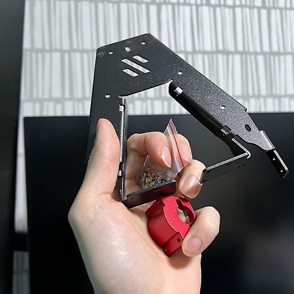 Til Voron0 3D-printer Kirigami sengestøtte Aluminiumsmøtrik monteringsblok til Voron 0.1/0 3D-printer opgradering