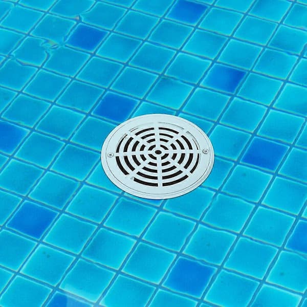 Bunddæksel til swimmingpool, Hovedafløb til swimmingpool, 3 stk.