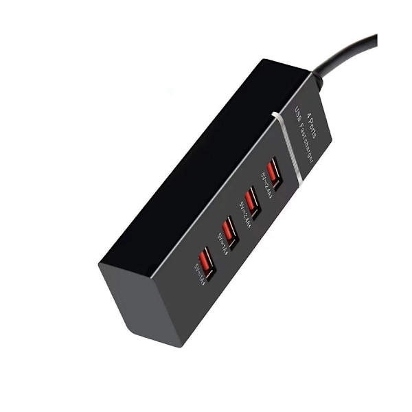 4-ports USB hurtiglader reiseadapter 5V 3A QC 3.0 rask lading for telefoner USB-hub for mobiltelefon