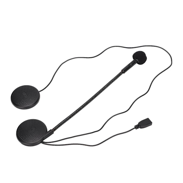 M6 Motorsykkel Halvhjelm Bluetooth Headset Ultratynn Motorsykkel Trådløs Øretelefon med Hodetelefonklips