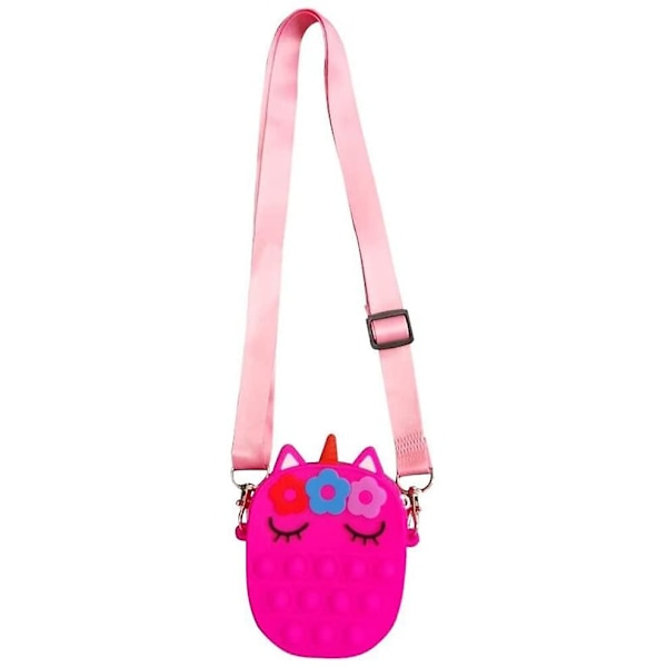 Skulderveske Fidget Leker, Popper Pop Bubble Fidget Sensoriske Leker, Skoleutstyr Pop Halloween Julebursdagsfest Gaver Til Jenter (melody Rose)