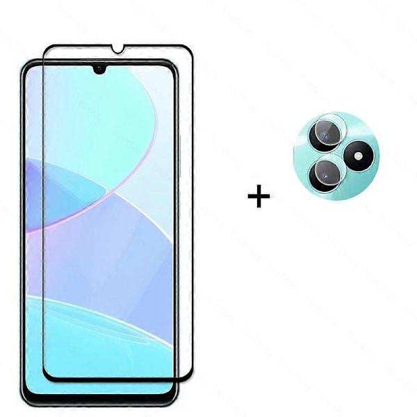 For Realme C53 Skjermbeskytter i Glass Film Glass For Realme C53 Full Lim Linse Kamerabeskyttelse