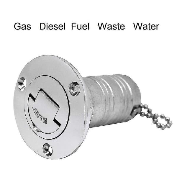 316 Mindre Stål E Båtdekk Drivstoff Er Hetter Gass Drivstoff Avfall 38mm 50mm Hetter Yacht Ware Tilbehør Waste-38mm