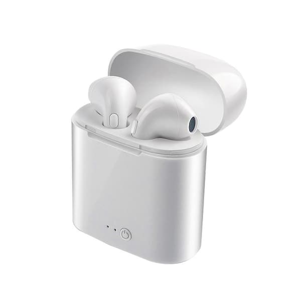I7S Trådløse Bluetooth Ørepropper Stereo Stabil Bluetooth 5.0 Ørepropper med Ladeetui for Sport Hvit