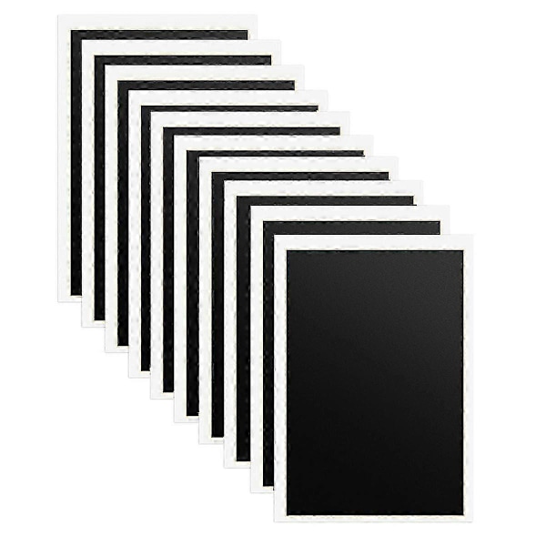 Lasergraveringspapir, 10 stk Laserfargepapir for Lasergraver, 15,4x10,6 tommer Svart for Metall Glass Keramikk