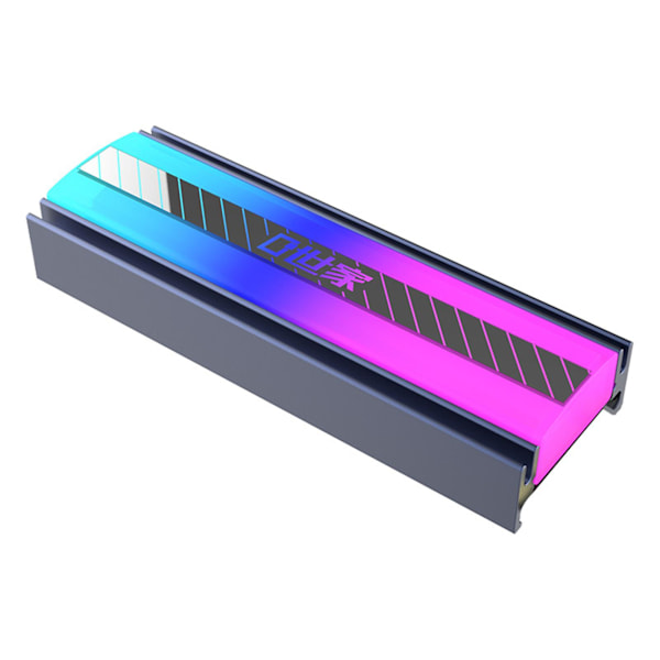 ARGB M.2 2280 SSD-kylare Professionell Universal Låg Ljudnivå Effektiv Enkel Installation Snabb Värmeavledning 5V 3-stifts SSD Hårddisk Termisk Pad Kylare