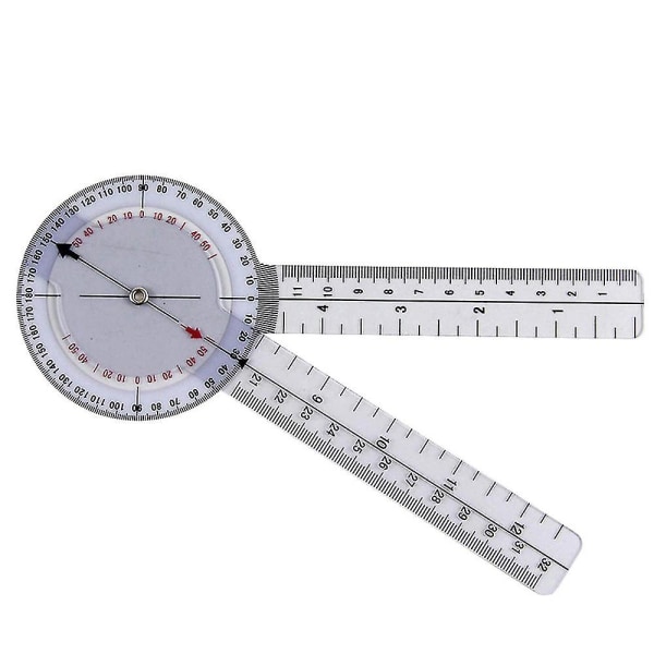 Goniometer Angle Ruler Medical Joint Bend Measure Rulers Range Tool(1piece,white)