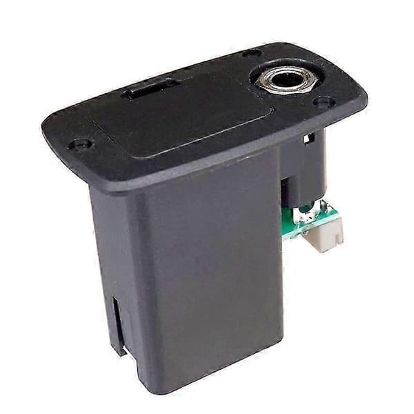 ABS 9V Guitar Pickup Batteriboks Kompatibel Elektrisk Akustisk Guitar