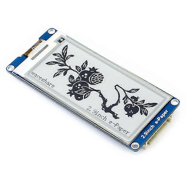 2,9 tommer E-Ink Display Lokal Opdatering 296X128 Opløsning SPI Kommunikationsinterface til /