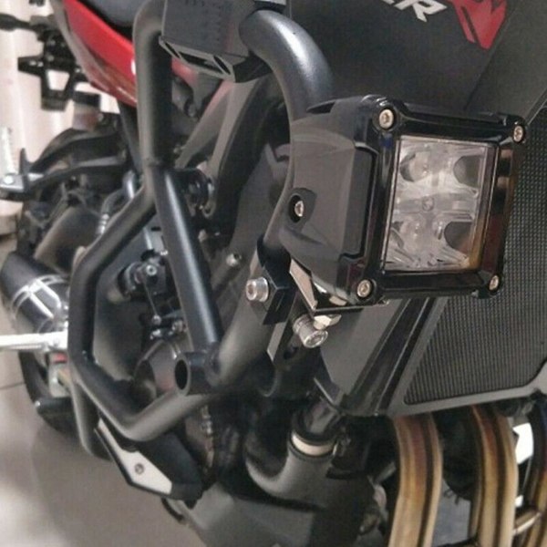 Universal moottoripyörän ajovalojen kiinnitysteline 50-60 mm säädettävä ajovalon pidikkeen haarukkakiinnike