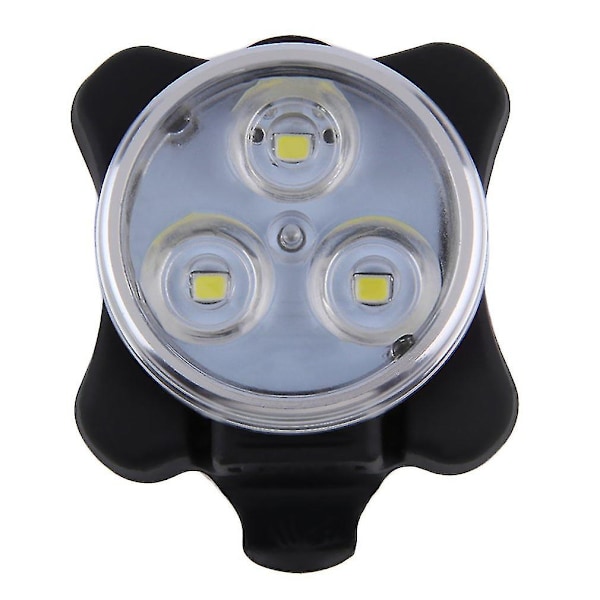 Sykkel 3 LED 4 Moduser Hodelykt Front Baklykt USB Oppladbar