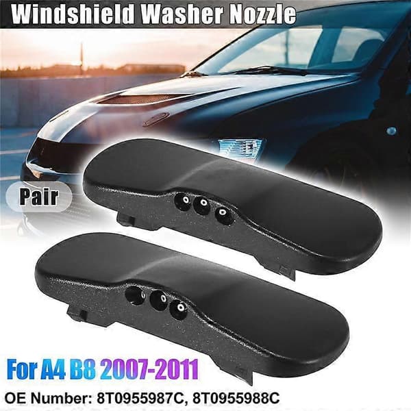 L & R Vindusspylerdyser 8T0955987C / 8T0955988C for - A4 B8 2007-2011