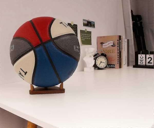 Boldholder Display til Sportsmemorabilia - Massivt Valnøddetræ