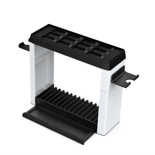 Opbevaringstårn Controller & Spildisk Rack Switch Tilbehør Hvid