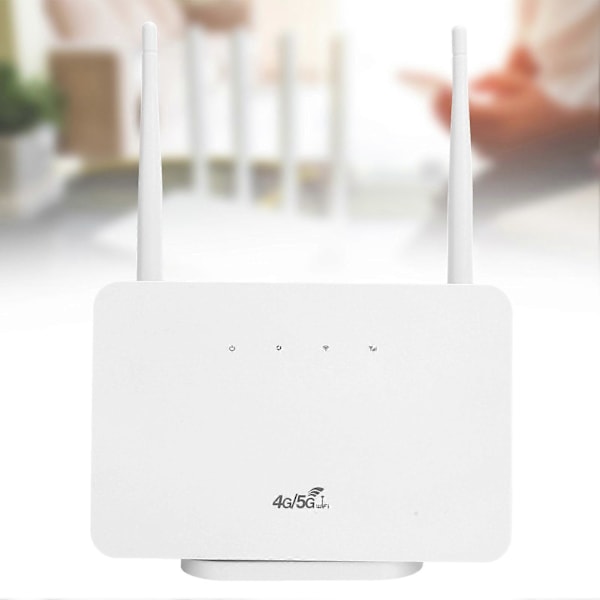 4G Wifi Router Mobil Bärbar Trådlös WAN LAN Port Stöd SIM-kort för Windows 110-240V (EU-kontakt)