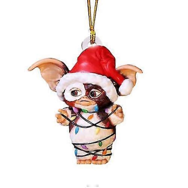 Joulukoriste - Gremlins Gizmo Keijuvalot Joulupukinhattu Riippuva Figuriinikoriste