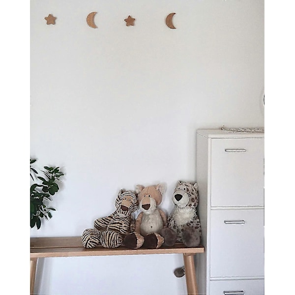 Väggkrokar Barn Trä Väggkrok Väggmonterad Hängare Klädhängare För Väskor Handdukar Och Ytterkläder Skandinavisk Inredning (2-pack)