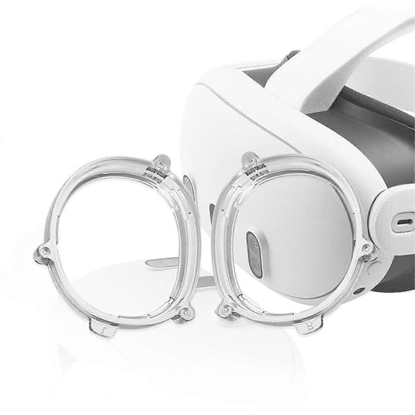 Til 3 Linsebeskyttelsesrammer Anti Blåt Lys Magnetiske Linser til Quest 3 VR Tilbehør