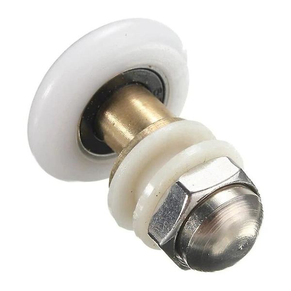6 stk 27 mm dusjdørruller for baderomsglass skyvedør, remskiver, hjul, ultra-stille dusjdørruller