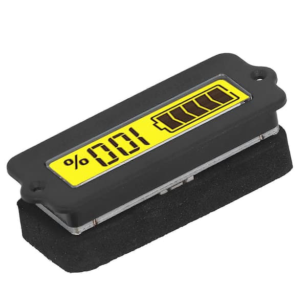 Batterikapacitets- og spændingsmonitor, bærbar digital batteriniveauindikator til campingvogn, elbil, 24V