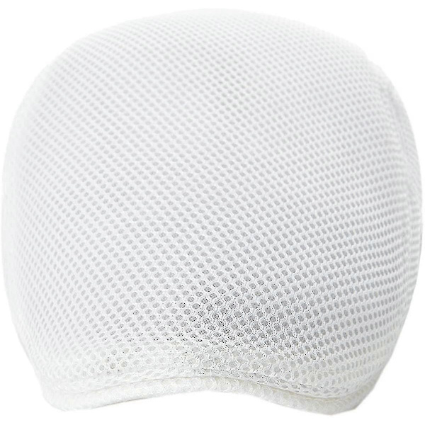 Herre Able Mesh Hat Justerbar Drenge Beret Ivy Cap Flat Cap White