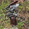 Berserker Armor Byst Guts Figur Nattlampa Hartsstaty Svart Svärdsman Modell Griffith