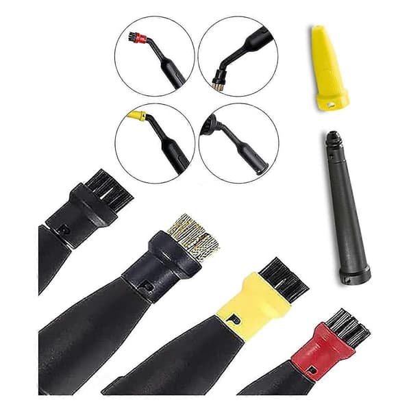 12 Deler Børste Damprenser Tilbehør for Sc1 Sc2 Sc3 Sc4 Sc5, Damprenser Sett