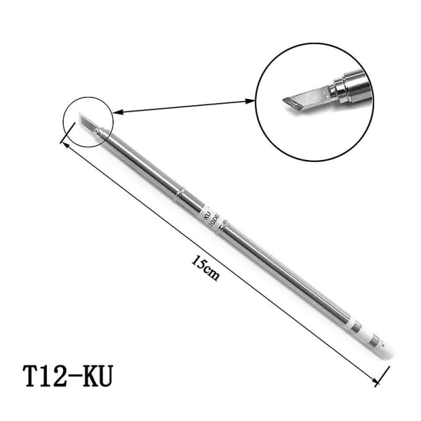 3 stk T12-serie jerntips T12-k Ku Kf for loddejerntips Lodding Sveising Sting