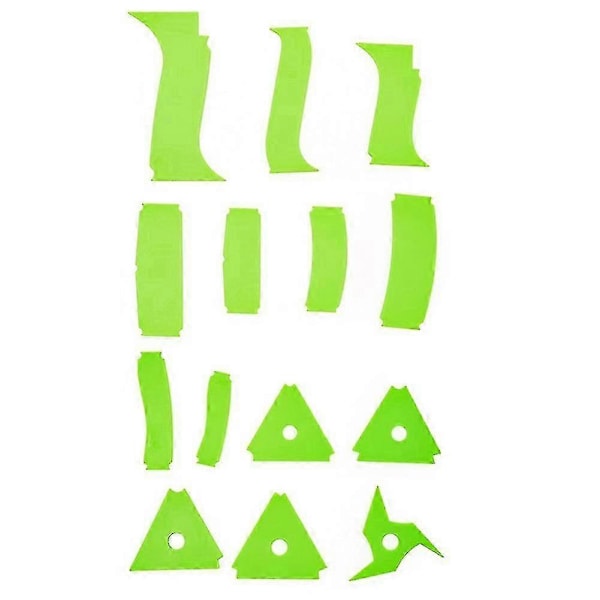 14 st Keramik Konst Plastskrapa Skärare Multi-spec DIY Keramisk Textur Hjälp Lera Trimning Skulptur Formningsverktyg