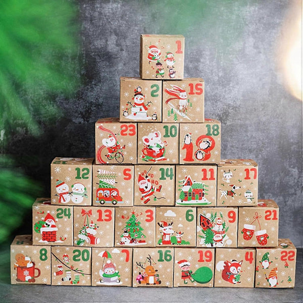 Fyld Din Egen Julekalender, Julekalenderæsker, Tom Julekalender
