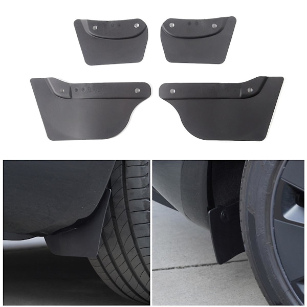 Stänkskydd för bilhjul 2024 Mud Flaps Splash Guards MudFlaps Fram Bak TPE Mudguards Skydd