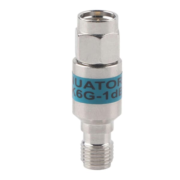 SMA-JK Han til Hun RF Koaksial Dæmper 2W 6GHz 50 1-30dB (1dB)