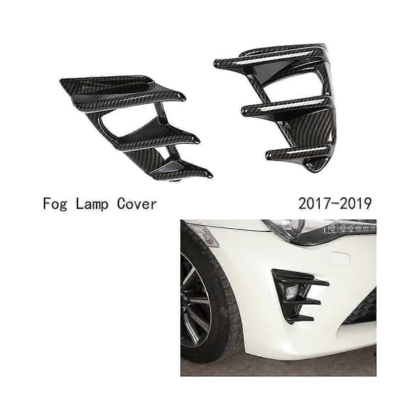 Fiber Støtfanger Tåkelysdeksel Tåkelysrammer Tåkelys Grill For Gt86 2017-2019