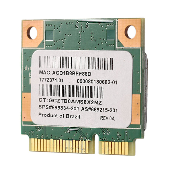 2x 150mbps 2.4ghz Rt3290 802.11b/g Trådløst Wlan Wifi + Bluetooth Bt 3.0 Pci-e Kort Til Cq58 M4 M6