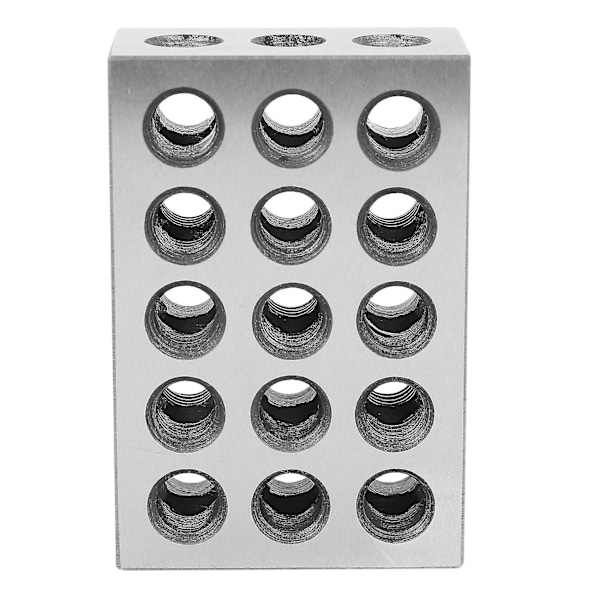 2 st 25x50x75mm Härdat Stålblock 23 Hål Parallell Klämblock Svarvverktyg Precision 0,005m