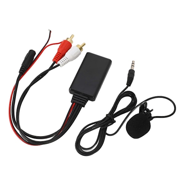 Bluetooth AUX-modul 2 RCA-kabeladapter med håndfri mikrofon for Alpine for Pioneer
