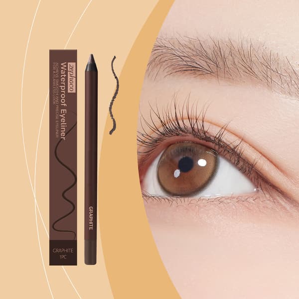 2 stk. Zephoco Graphite Eyeliner - Vandfast, smudsafvisende, silkeblød eyeliner gelpen 2Pcs