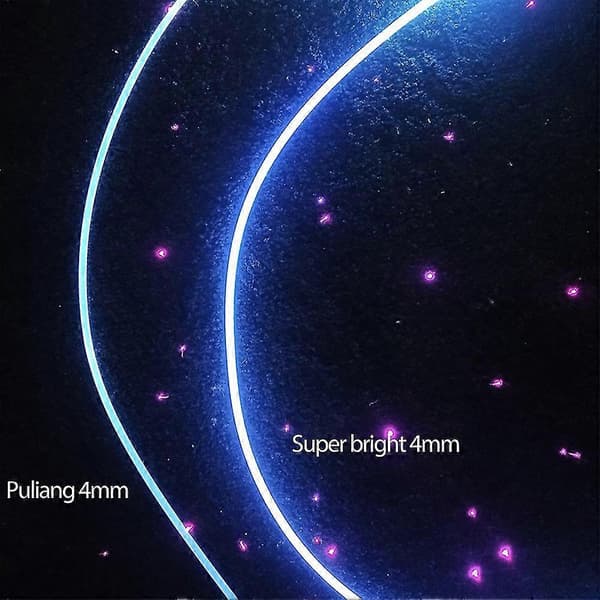 Lang 1M PMMA Side Glow Optisk Fiberkabel 1.5mm/2mm/3mm Diameter til Bil LED Lys Klar