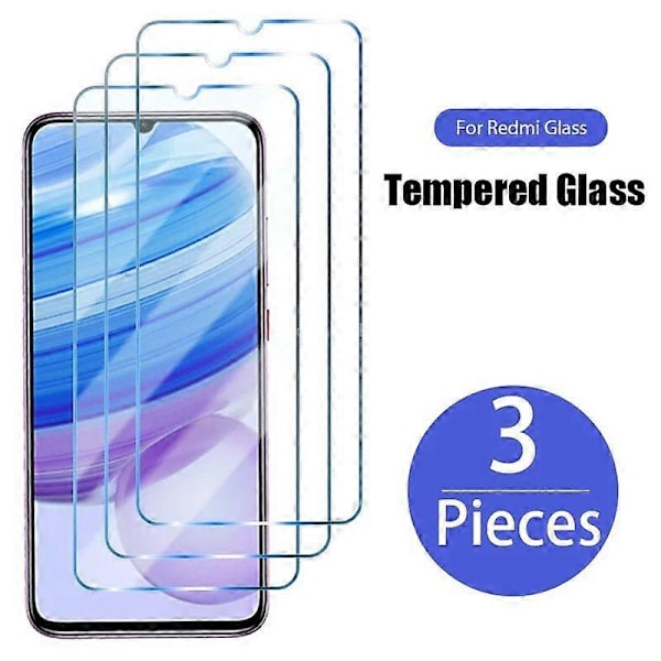 3 stk. Herdet Glass til Redmi Note 10s Skjermbeskytter Glass