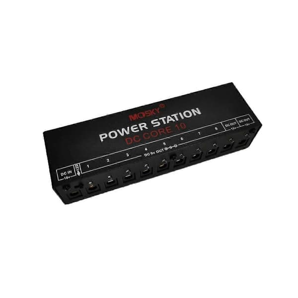 Mini Guitar Effekt Strømforsyning 10 Isolerede Udgange til 9V 18V Effekt Pedal Overstrømsbeskyttelse