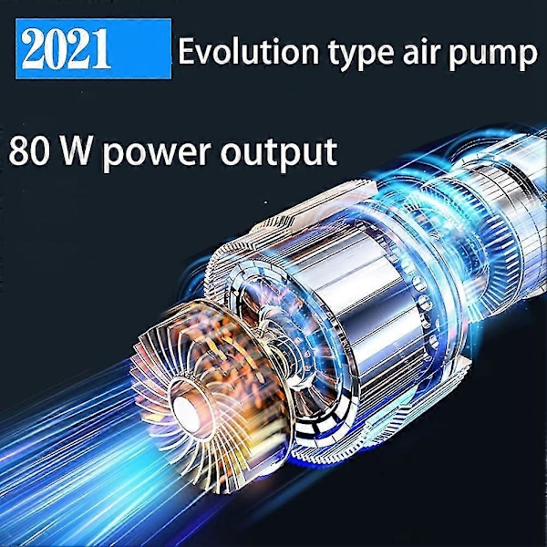Elektrisk Luftpumpe Bærbar Trådløs Luftpumpe Oppblåsbar Madrasspumpe Inflator&deflator Bassengpumpe F-Yvan