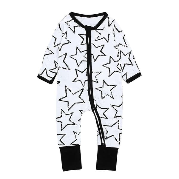 Småbarn Baby Gutter Jenter Romper Jumpsut Playsuit Langærmet Bukser Romper Antrekk
