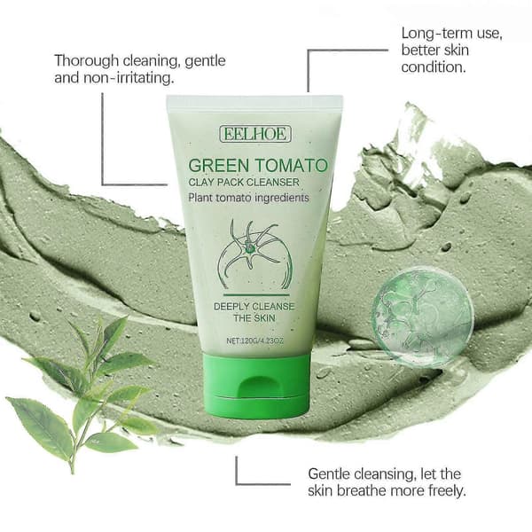 Grøn Tomat Mud Mask Rensemiddel, Koreansk Grøn Tomat Mud Mask Rensemiddel, Grøn Tomat Mud Mask Rensemiddel
