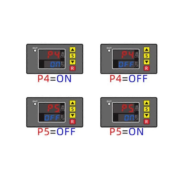 T3231 Digitalt Tidsforsinkelsesrelé Multifunksjon LED-Display Syklisk Tidsstyringsbryter Justerbart Tidsrelé, A