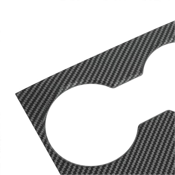 2 stk. Senterkonsoll Vannkopp Paneldeksel Erstatning for Tesla Model 3 Y 2021-2023 Karbonfiber Stil